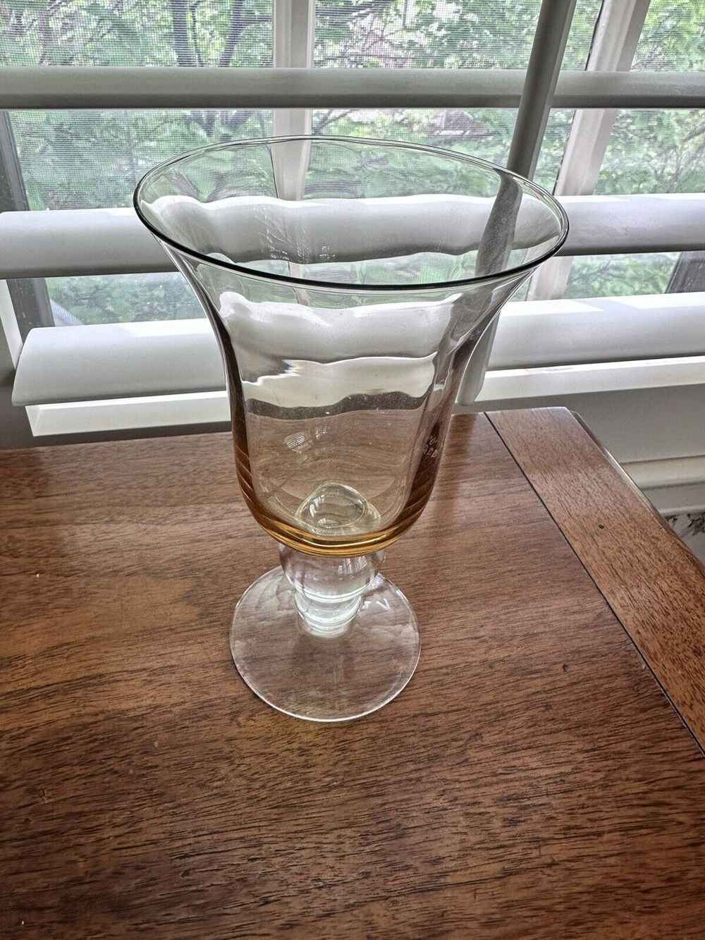 Rare Vintage Lenox Colore Siena Gold Water Goblet